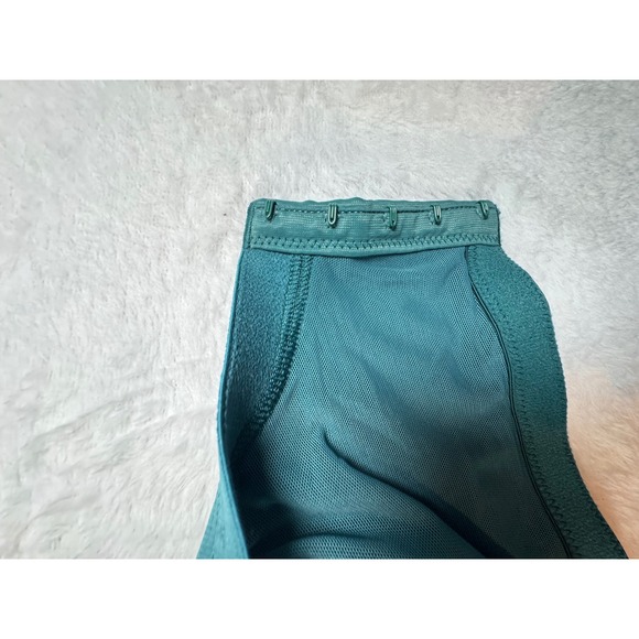 Cacique Teal Green Geometric Lace Full Coverage Underwire Bra 50D - Picture 5 of 6